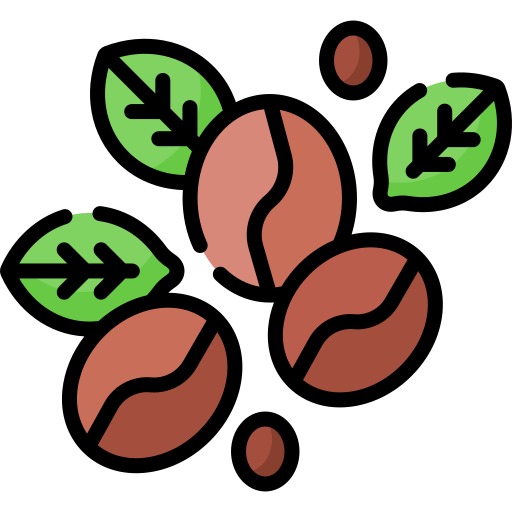 granos de café icono gratis