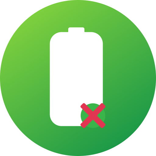 Батарея разряжена бесплатно иконка