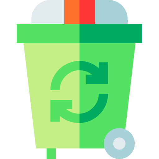 papelera de reciclaje icono gratis