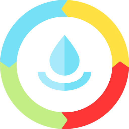 energía del agua icono gratis