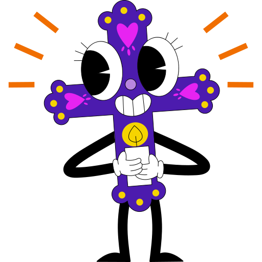croix gratuit sticker