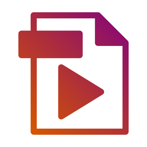 archivo de vídeo icono gratis