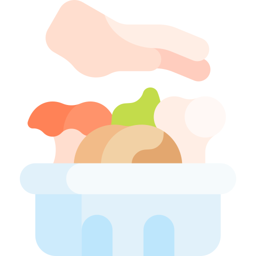 desechos alimentarios icono gratis