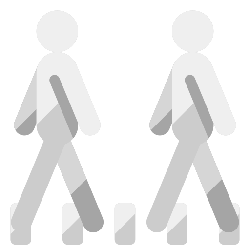 peatones icono gratis