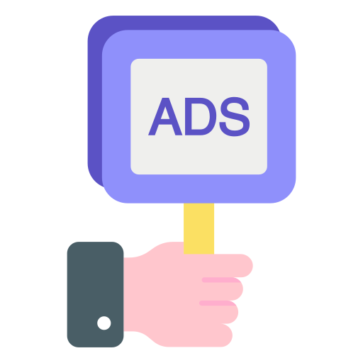 pancarta publicitaria icono gratis