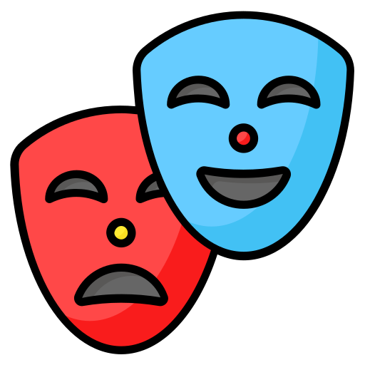 Theater masks - Free art icons