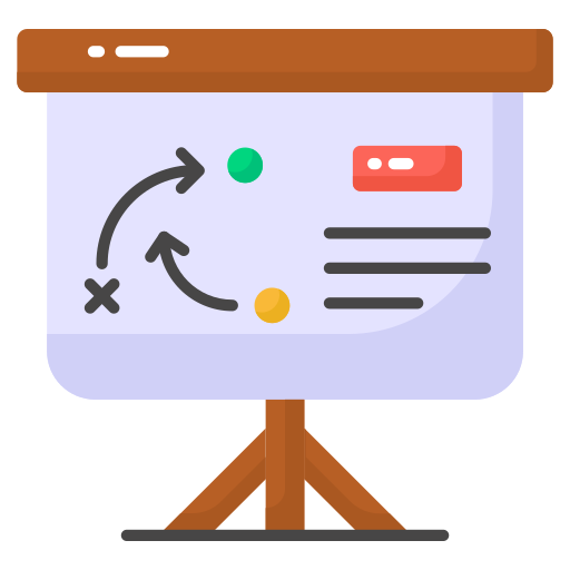 estrategia de negocios icono gratis