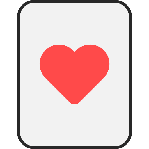 tarjeta de corazon icono gratis