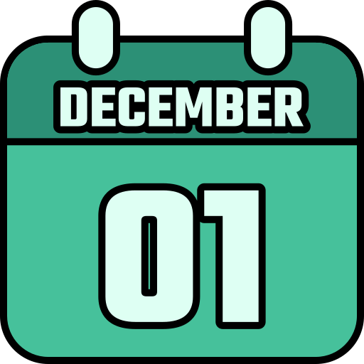 diciembre 1 icono gratis