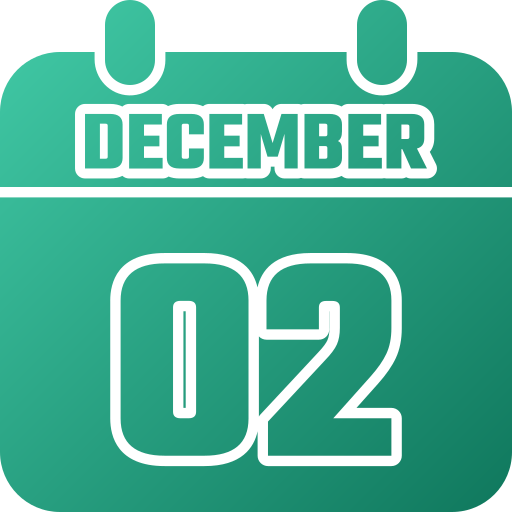 2 de diciembre icono gratis