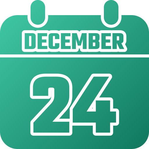 December Generic gradient fill icon