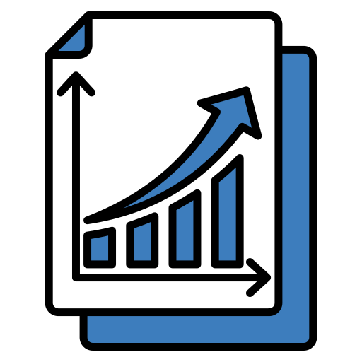 gráfico de barras icono gratis