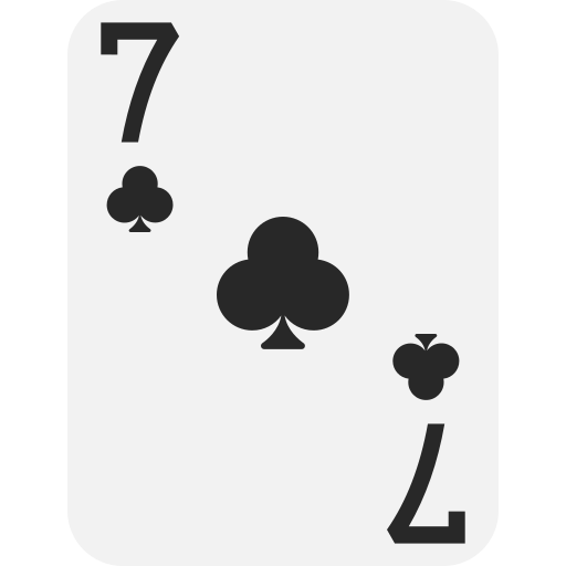 Seven of clubs - Free gaming icons