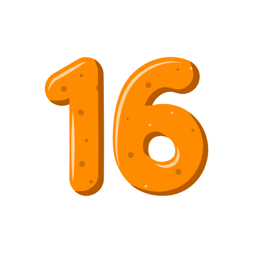 Sixteen free icon
