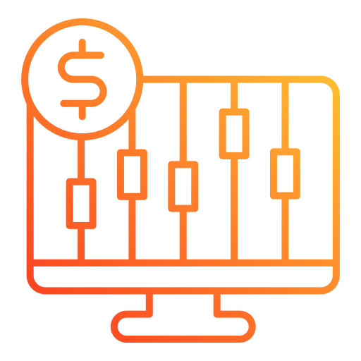 bolsa de valores icono gratis