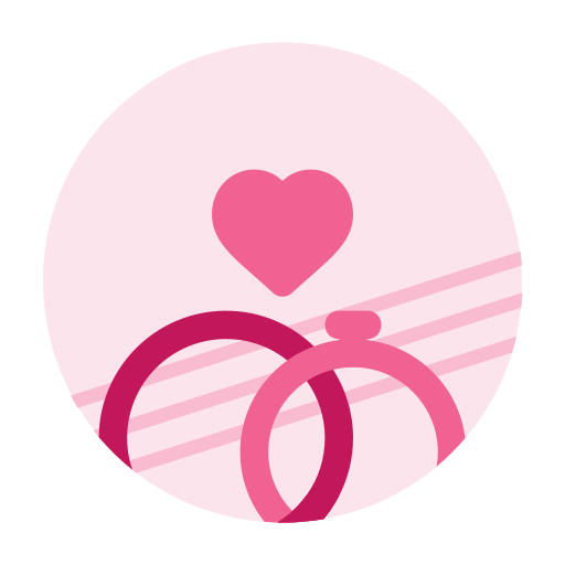 anillos de boda icono gratis