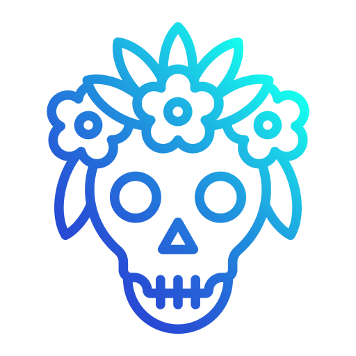 dia de los muertos icono gratis