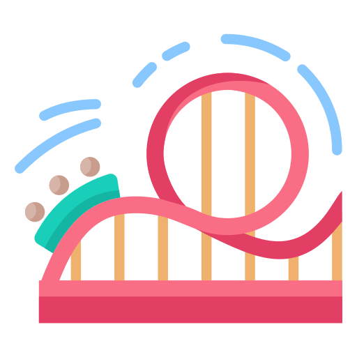 Rollercoaster free icon Rollercoaster free icon