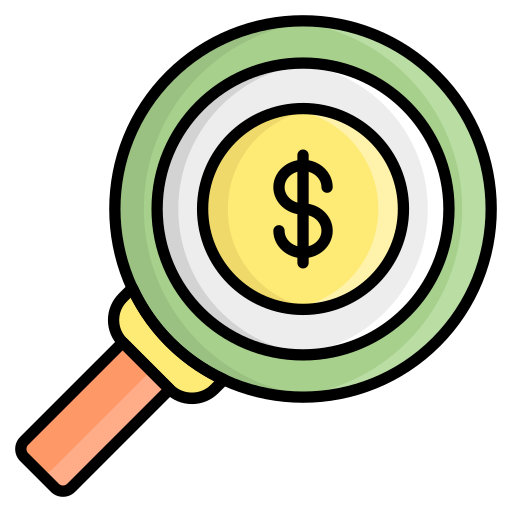 recherche d'argent Icône gratuit recherche d'argent Icône gratuit