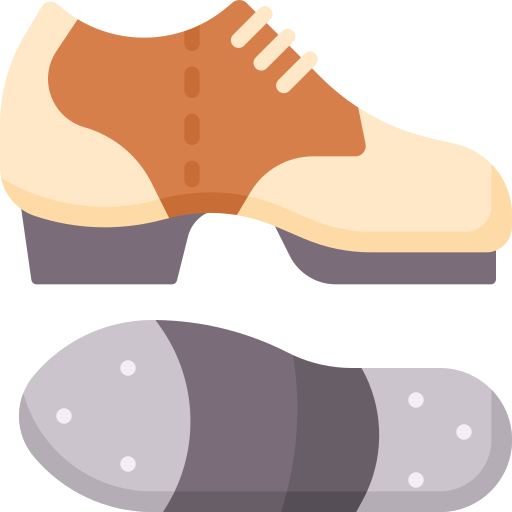 zapatos de tap icono gratis