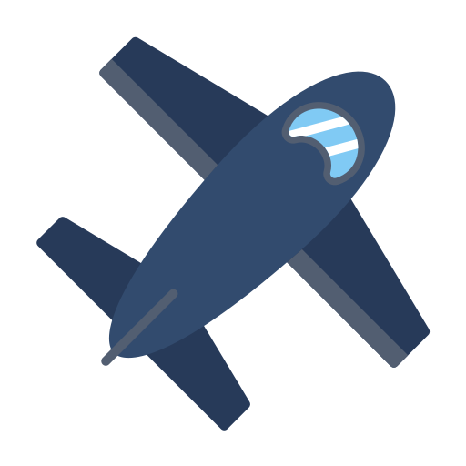 avión icono gratis
