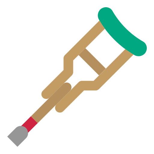 Crutch free icon