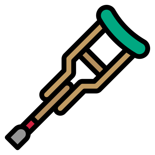 Crutch free icon