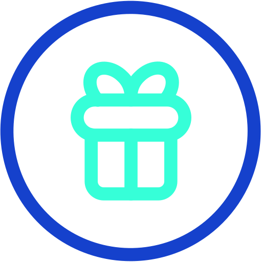 caja de regalo icono gratis