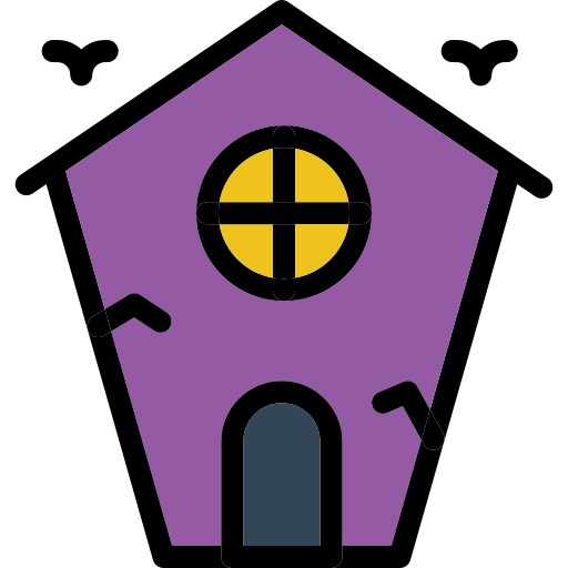 maison hantée Icône gratuit maison hantée Icône gratuit