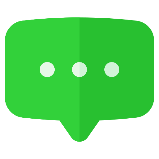 burbuja de chat icono gratis