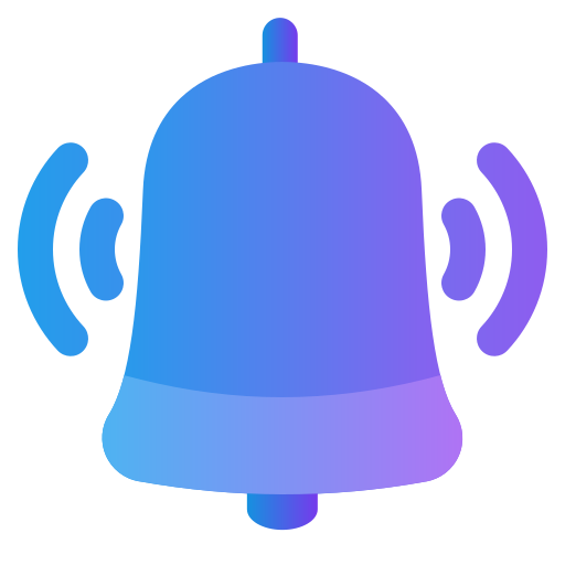 campana de notificación icono gratis