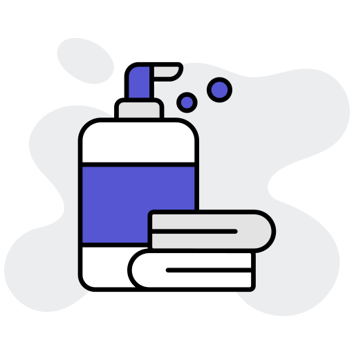 Средства гигиены бесплатно иконка