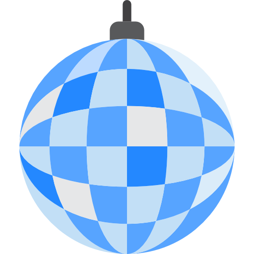 boule disco Icône gratuit