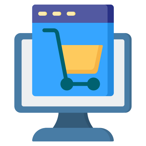mercado on-line grátis ícone mercado on-line grátis ícone