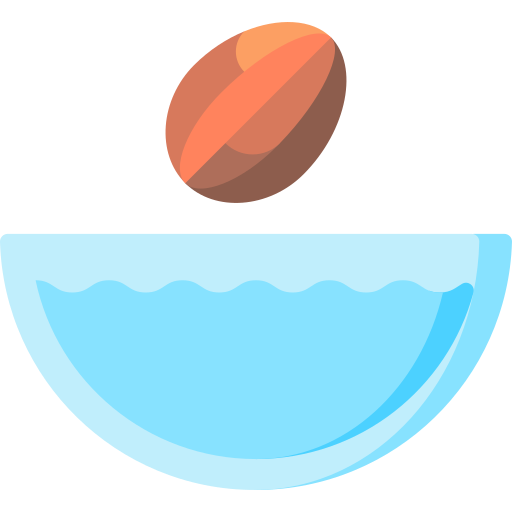 Soaked almonds free icon Soaked almonds free icon
