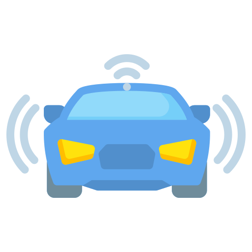 vehículo autónomo icono gratis