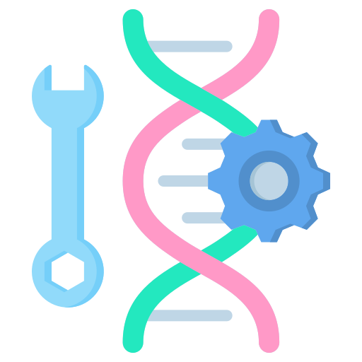 ingeniería genética icono gratis