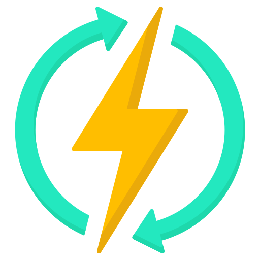 energía renovable icono gratis