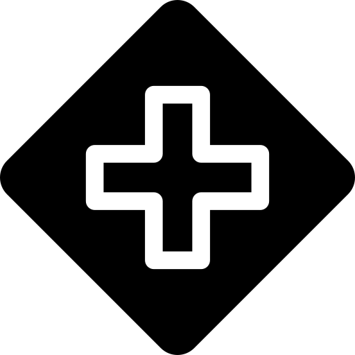 Cross road free icon