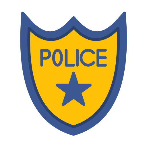 police Icône gratuit police Icône gratuit