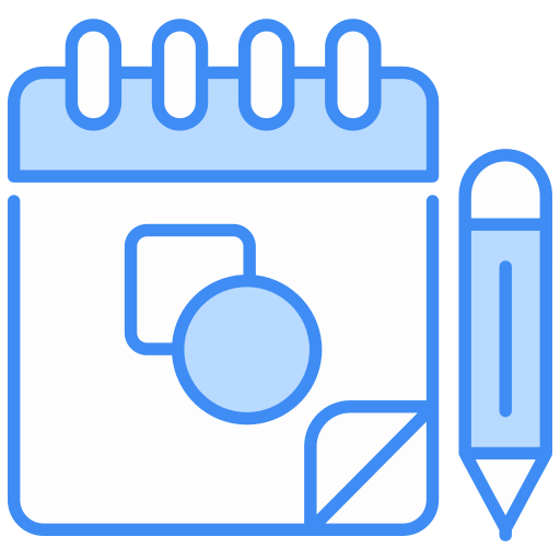 bloc de dibujo icono gratis