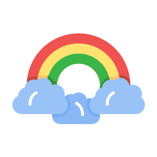 Rainbow free icon Rainbow free icon