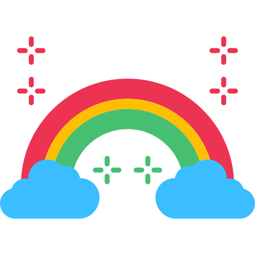 Rainbow free icon Rainbow free icon