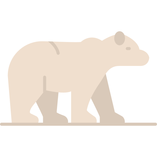 Polar bear free icon Polar bear free icon