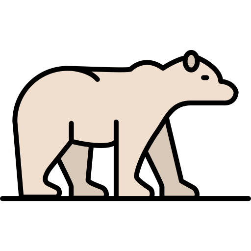 oso polar icono gratis