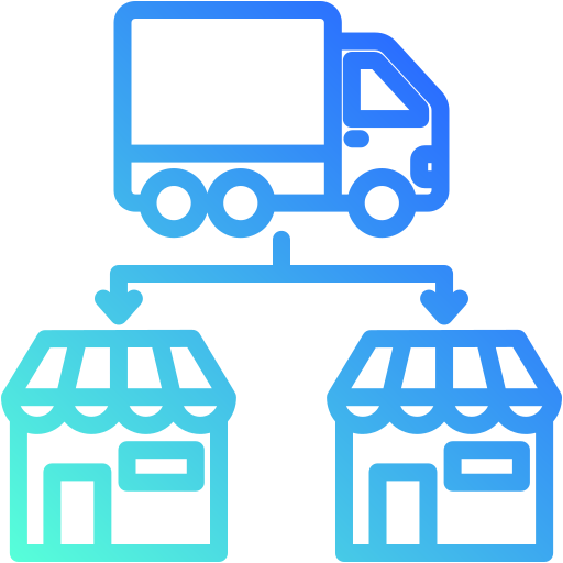 distribution Icône gratuit