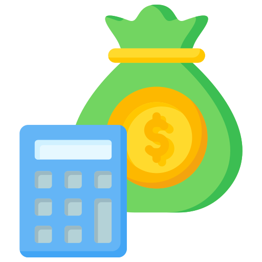 presupuesto icono gratis