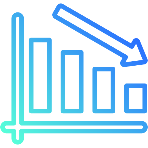 pérdida icono gratis