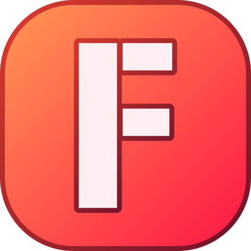 Letter f - Free education icons