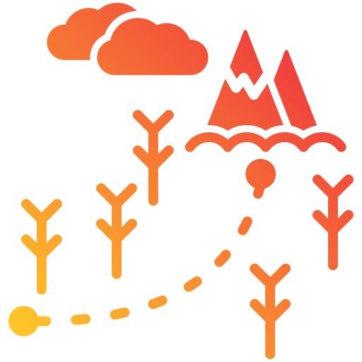 Пеший туризм бесплатно иконка